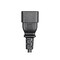 Monoprice Extension Cord - IEC 60320 C14 to IEC 60320 C13_ 16AWG_ 13A_ 3-Prong_ 27309 - alternate 4